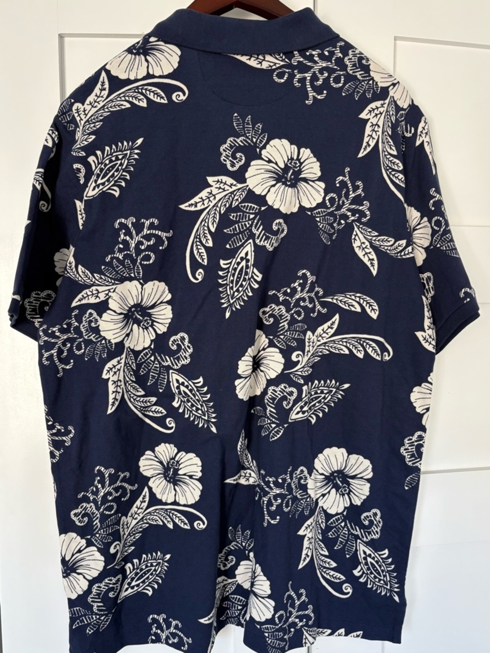 Polo Ralph Lauren Hibiscus-Print Mesh Polo Shirt Floral Men’s Size XL - Picture 5 of 5